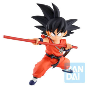 figurine son goku enfant avec baton