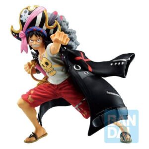 figurine luffy habillé en pirate de kaido